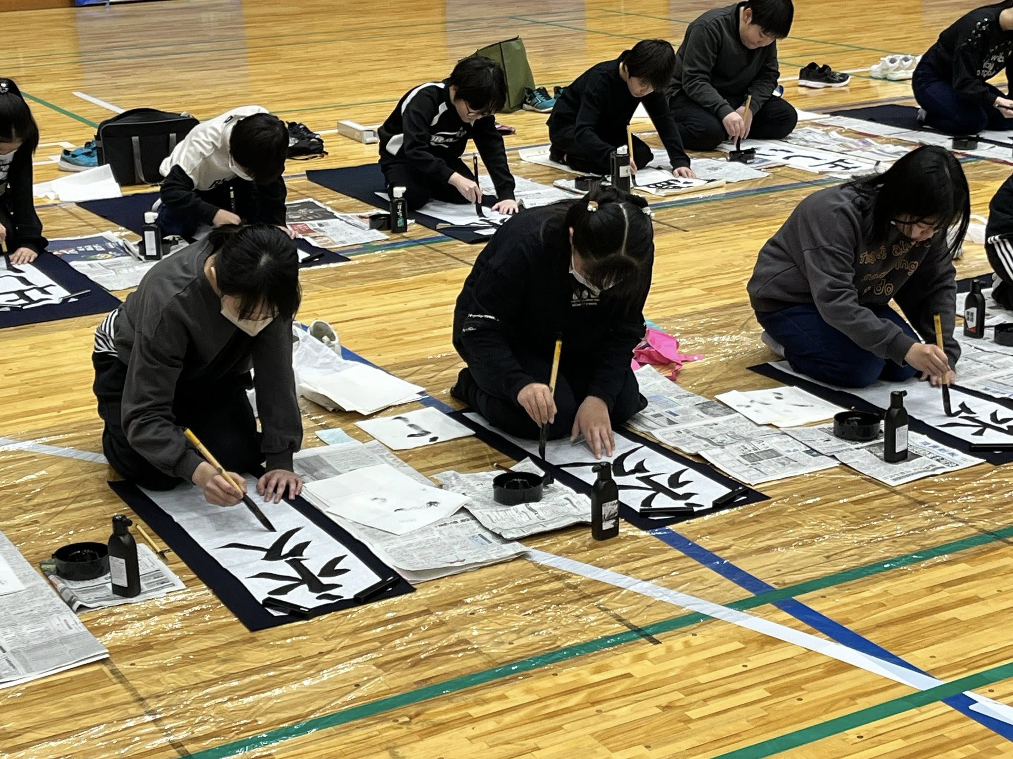 第46回 青森県学生かきぞめ席書大会（弘前会場） 終了しました